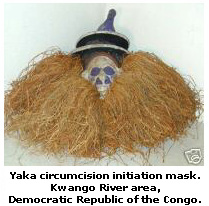 Yaka circumcision mask